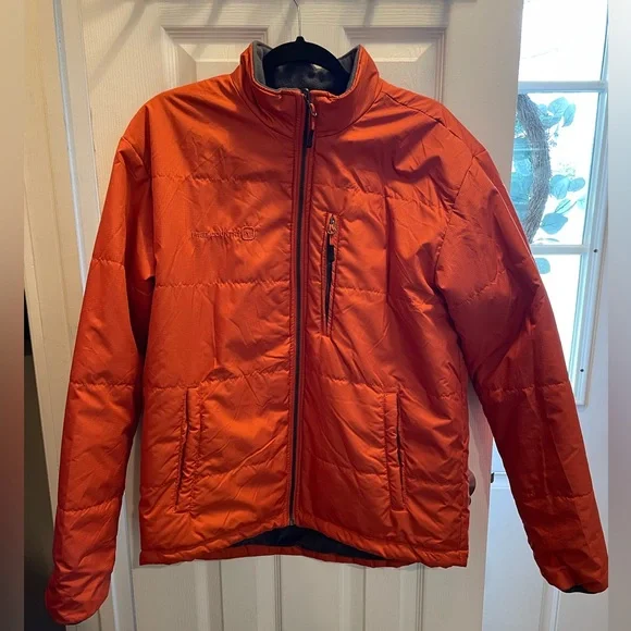 Free Country “3-in-1” Men’s Jacket, Dark Olive & Orange (Size Medium) - Picture 2 of 15